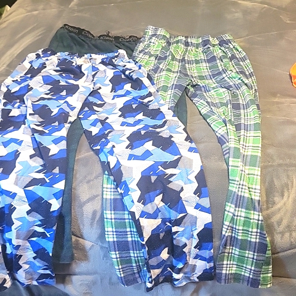 Bundle of Boys PJ pants. 3 pair size 8-10.